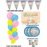 Cinnamoroll Cinnamon 16 Kişilik Doğum Günü Parti Malzemeleri Süsleri Partymix