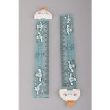 Cinnamoroll "DEKOMUS ISLAK MENDİL HEDİYELİ" LİSANSLI CINNAMOROL "TEKLİ" CETVEL 15 CM