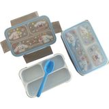 Cinnamoroll Sanrio 3 Bölmeli Yemek Okul Beslenme Kutusu Kabı Okul
