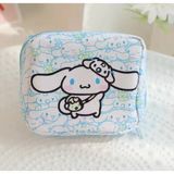 Cinnamoroll Sanrio Makyaj Ped Kozmetik Çantası Düzenleyici 13X13 cm