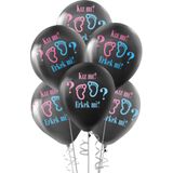 Cinsiyet Partisi Baskılı Lateks Balon 10'lu
