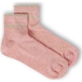 Ciorap 3'lü Kadın Simli Pikotlu Çorap 3441-A3 35 - 39 - Pembe