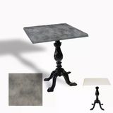 Çipa 1001 Döküm Ayak Kare Masa 60X60 Cm - (Werzalit, Wermodin Ve Allzalit Tabla) - Copperfield