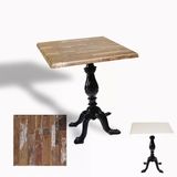 Çipa 1001 Döküm Ayak Kare Masa 80X80 Cm - (Werzalit, Wermodin Ve Allzalit Tabla) - Maracaibo