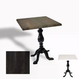 Çipa 1001 Döküm Ayak Kare Masa 80X80 Cm - (Werzalit, Wermodin Ve Allzalit Tabla) - Rocked