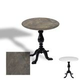 Çipa 1001 Döküm Ayak Yuvarlak Masa Çap 60Cm - (Werzalit, Wermodin Ve Allzalit Tabla) - Halong