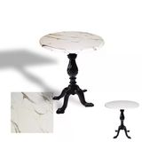 Çipa 1001 Döküm Ayak Yuvarlak Masa Çap 80Cm - (Werzalit, Wermodin Ve Allzalit Tabla) - Afyon Mermer