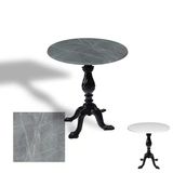 Çipa 1001 Döküm Ayak Yuvarlak Masa Çap 80Cm - (Werzalit, Wermodin Ve Allzalit Tabla) - Light Temperado