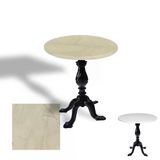 Çipa 1001 Döküm Ayak Yuvarlak Masa Çap 90Cm - (Werzalit, Wermodin Ve Allzalit Tabla) - Golden Marble