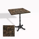 Çipa 1002 Döküm Ayak Kare Masa 70X70 Cm - (Werzalit, Wermodin Ve Allzalit Tabla) - Karacabey Mermer