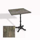 Çipa 1002 Döküm Ayak Kare Masa 70X70 Cm - (Werzalit, Wermodin Ve Allzalit Tabla) - Old Pine