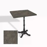 Çipa 1002 Döküm Ayak Kare Masa 80X80 Cm - (Werzalit, Wermodin Ve Allzalit Tabla) - Halong