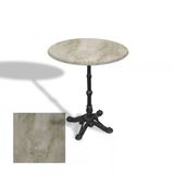 Çipa 1002 Döküm Ayak Yuvarlak Masa Çap 60Cm - (Werzalit, Wermodin Ve Allzalit Tabla) - Irony