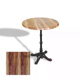 Çipa 1002 Döküm Ayak Yuvarlak Masa Çap 70Cm - (Werzalit, Wermodin Ve Allzalit Tabla) - Indiana Wood