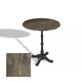 Çipa 1002 Döküm Ayak Yuvarlak Masa Çap 70Cm - (Werzalit, Wermodin Ve Allzalit Tabla) - Old Pine