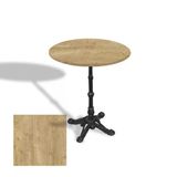 Çipa 1002 Döküm Ayak Yuvarlak Masa Çap 80Cm - (Werzalit, Wermodin Ve Allzalit Tabla) - Avalone Pine