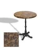 Çipa 1002 Döküm Ayak Yuvarlak Masa Çap 90Cm - (Werzalit, Wermodin Ve Allzalit Tabla) - Karacabey Mermer
