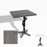 Çipa 1003 Döküm Ayak Kare Masa 60X60 Cm - (Werzalit, Wermodin Ve Allzalit Tabla) - Magma