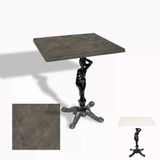 Çipa 1003 Döküm Ayak Kare Masa 70X70 Cm - (Werzalit, Wermodin Ve Allzalit Tabla) - Halong