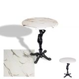 Çipa 1003 Döküm Ayak Yuvarlak Masa Çap 60Cm - (Werzalit, Wermodin Ve Allzalit Tabla) - Afyon Mermer