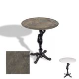 Çipa 1003 Döküm Ayak Yuvarlak Masa Çap 70Cm - (Werzalit, Wermodin Ve Allzalit Tabla) - Halong
