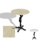 Çipa 1003 Döküm Ayak Yuvarlak Masa Çap 80Cm - (Werzalit, Wermodin Ve Allzalit Tabla) - Golden Marble