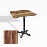 Çipa 1004 Döküm Ayak Kare Masa 60X60 Cm - (Werzalit, Wermodin Ve Allzalit Tabla) - Indiana Wood