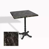 Çipa 1004 Döküm Ayak Kare Masa 70X70 Cm - (Werzalit, Wermodin Ve Allzalit Tabla) - Teramo
