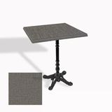 Çipa 1004 Döküm Ayak Kare Masa 80X80 Cm - (Werzalit, Wermodin Ve Allzalit Tabla) - Twister