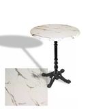 Çipa 1004 Döküm Ayak Yuvarlak Masa Çap 60Cm - (Werzalit, Wermodin Ve Allzalit Tabla) - Afyon Mermer