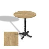 Çipa 1004 Döküm Ayak Yuvarlak Masa Çap 60Cm - (Werzalit, Wermodin Ve Allzalit Tabla) - Avalone Pine