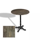 Çipa 1004 Döküm Ayak Yuvarlak Masa Çap 60Cm - (Werzalit, Wermodin Ve Allzalit Tabla) - Old Pine