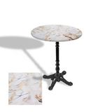Çipa 1004 Döküm Ayak Yuvarlak Masa Çap 70Cm - (Werzalit, Wermodin Ve Allzalit Tabla) - Gold