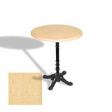 Çipa 1004 Döküm Ayak Yuvarlak Masa Çap 90Cm - (Werzalit, Wermodin Ve Allzalit Tabla) - Akçaağaç