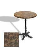 Çipa 1004 Döküm Ayak Yuvarlak Masa Çap 90Cm - (Werzalit, Wermodin Ve Allzalit Tabla) - Karacabey Mermer