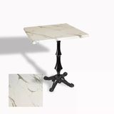Çipa 1012 Döküm Ayak Kare Masa 60X60 Cm - (Werzalit, Wermodin Ve Allzalit Tabla) - Afyon Mermer