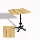 Çipa 1012 Döküm Ayak Kare Masa 70X70 Cm - (Werzalit, Wermodin Ve Allzalit Tabla) - Coco Bolo