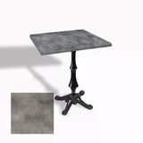 Çipa 1012 Döküm Ayak Kare Masa 80X80 Cm - (Werzalit, Wermodin Ve Allzalit Tabla) - Copperfield
