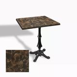 Çipa 1012 Döküm Ayak Kare Masa 80X80 Cm - (Werzalit, Wermodin Ve Allzalit Tabla) - Karacabey Mermer