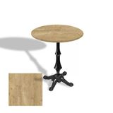 Çipa 1012 Döküm Ayak Yuvarlak Masa Çap 60Cm - (Werzalit, Wermodin Ve Allzalit Tabla) - Avalone Pine