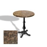 Çipa 1012 Döküm Ayak Yuvarlak Masa Çap 60Cm - (Werzalit, Wermodin Ve Allzalit Tabla) - Karacabey Mermer