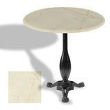 Çipa 2015 Döküm Ayak Yuvarlak Masa Çap 107Cm - (Werzalit, Wermodin Ve Allzalit Tabla) - Golden Marble