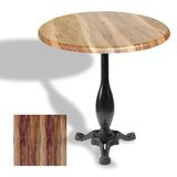 Çipa 2015 Döküm Ayak Yuvarlak Masa Çap 90Cm - (Werzalit, Wermodin Ve Allzalit Tabla) - Wood