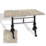 Çipa 3001 Döküm Ayak Masa 70X120 Cm - (Werzalit, Wermodin Ve Allzalit Tabla) - Scala Marble