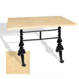 Çipa 3001 Döküm Ayak Masa 80X120 Cm - (Werzalit, Wermodin Ve Allzalit Tabla) - Akçaağaç