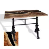 Çipa 3001 Döküm Ayak Masa 80X120 Cm - (Werzalit, Wermodin Ve Allzalit Tabla) - Epoxy