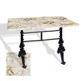 Çipa 3001 Döküm Ayak Masa 80X120 Cm - (Werzalit, Wermodin Ve Allzalit Tabla) - Gold