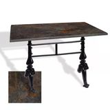 Çipa 3001 Döküm Ayak Masa 80X120 Cm - (Werzalit, Wermodin Ve Allzalit Tabla) - Metalic Oxid 3