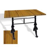 Çipa 3001 Döküm Ayak Masa 80X120 Cm - (Werzalit, Wermodin Ve Allzalit Tabla) - Real Teak