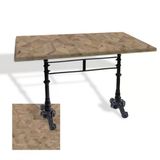 Çipa 3002 Döküm Ayak Masa 70X120 Cm - (Werzalit, Wermodin Ve Allzalit Tabla) - Edgy Wood